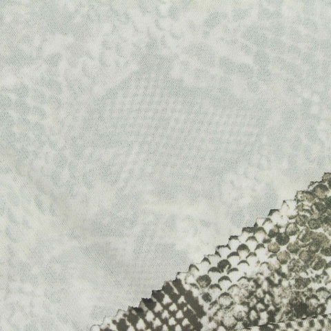 Green Bold-Snakeskin Knit, Polyester