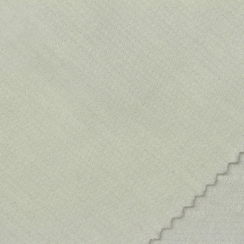Slub Polyester Cotton Interlock Knit Fabric, 130 gsm, 155 cm — Grey