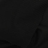 Black Marl Rib Knit, Viscose-Poly, 213 gsm — photo 1
