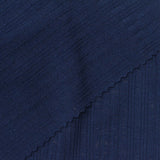 Polyester Stretch Rib Knit Fabric, 170 gsm, 175 cm — Navy — photo 1