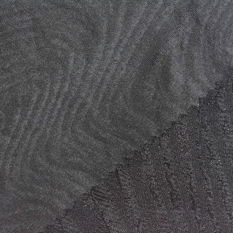Black Textured Jacquard, Poly-Metallic
