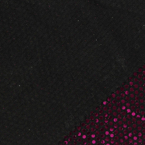 Fuchsia Dots Knit, Polyester