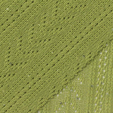 Lime Sequins Pointelle Knit, Polyester — photo 1