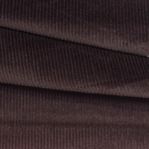 Cotton Stretch Corduroy Fabric, 325 gsm — Brown