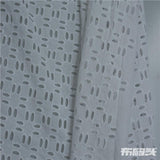 White Eyelet Woven, Cotton, 130 cm — photo 1