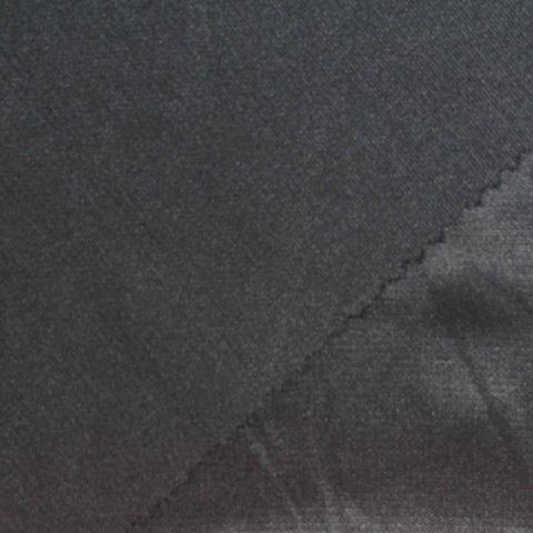 100% Polyester Interlock Knit Fabric, 280 gsm, 155 cm — Grey