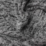Black Marl Chunky Knit, Poly-Viscose, 180 gsm, 150 cm, ref EF-219581 — photo 1