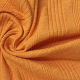Cotton Viscose Stretch Rib Knit Fabric, 176 gsm, 156 cm — Orange — photo 1