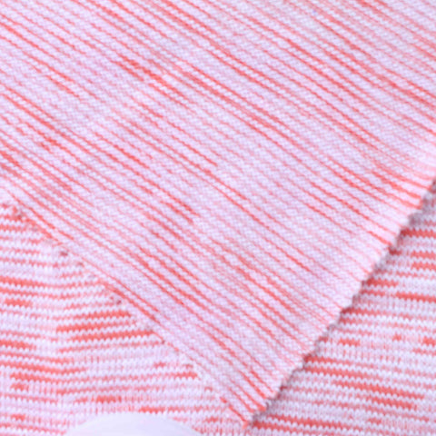 Red Marl Chunky Knit, Viscose-Poly, 217 gsm