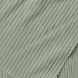 Viscose Stretch Rib Knit Fabric, 240 gsm, 140 cm — Green — photo 1