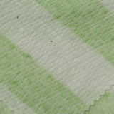 Light Green Horizontal-Stripe Crepe, Polyester — photo 1