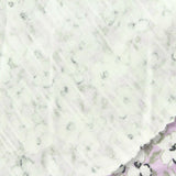 White Flowers Jersey Knit, Cotton — photo 1