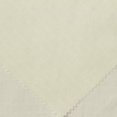 White Tone-on-Tone Jacquard, Cotton-Viscose