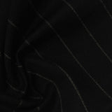 Light Grey Vertical-Stripe Ponte Knit, Poly-Viscose, 320 gsm — photo 1