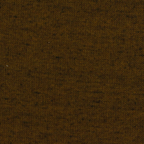 Brown Marl Interlock Knit, Cotton-Poly