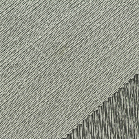 Dark Grey Stripe Crepe, Polyester