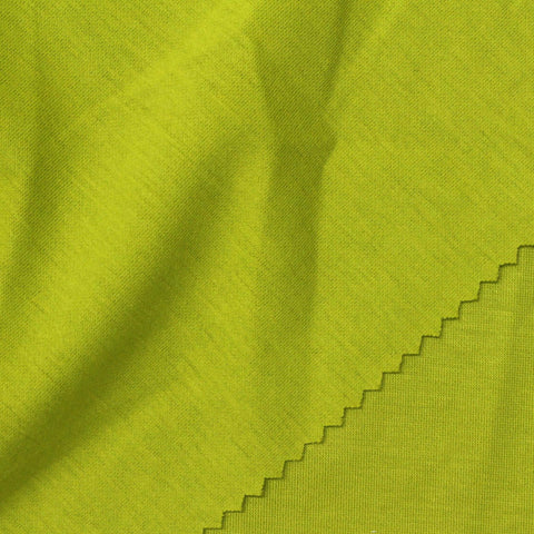 Tencel Lyocell Polyester Stretch Interlock Knit Fabric, 220 gsm, 160 cm — Green, ref EF-270732