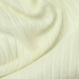 Cotton Stretch Rib Knit Fabric, 210 gsm, 130 cm — Yellow — photo 1