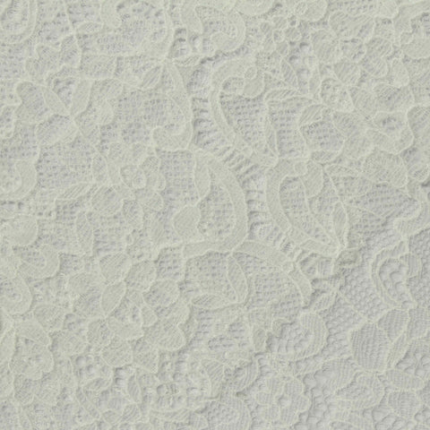 White Floral Lace, Nylon-Spandex