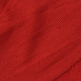 Polyester Cotton Stretch Rib Knit Fabric, 302 gsm, 99 cm — Red — photo 1