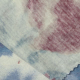 Red Abstract Jersey Knit, Viscose, 130 gsm — photo 1