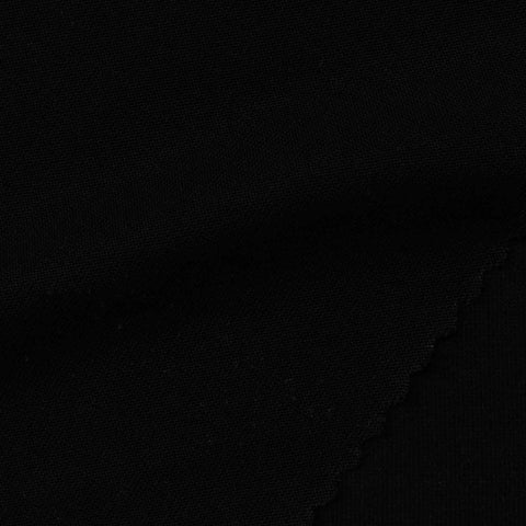 Cotton Modal Blend Jersey Knit Fabric, 160 gsm, 185 cm — Black