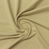 Brushed Polyester Stretch Milk Silk Knit Fabric, 165 gsm, 175 cm — Khaki — photo 1