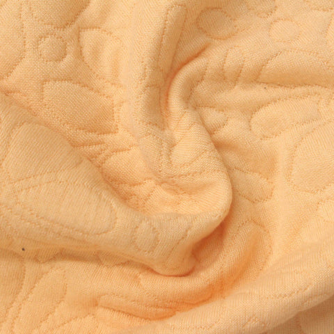 Light Beige Floral Jacquard, Polyester