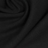 Polyester Viscose Stretch Woven Fabric, 218 gsm, 150 cm — Black, ref EF-247608 — photo 1