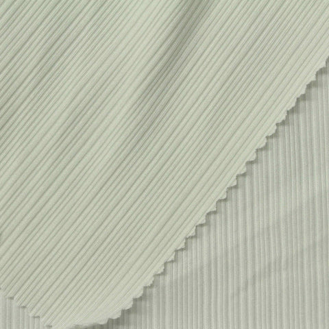 Off-White Ribbed Rib Knit, Polyester