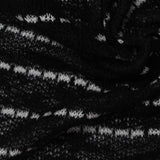 White Floral Chunky Knit, Viscose — photo 1