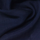 Dark Blue Squares Crepe, Viscose-Poly — photo 1