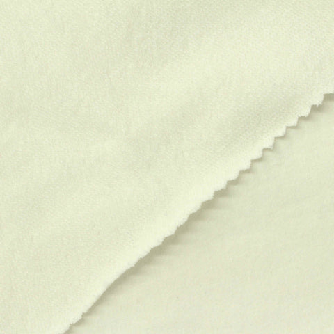 Cotton Stretch French Terry Fabric, 280 gsm, 160 cm — Beige