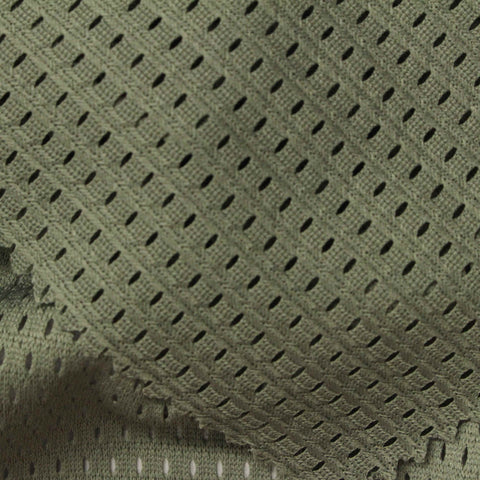 100% Polyester Mesh Fabric, 117 gsm, 150 cm — Green