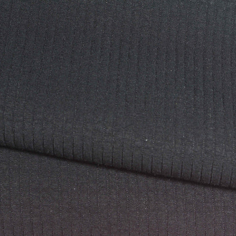 Black Rib Knit, Polyester
