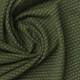 Light Green Wavy-Dash Jersey Knit, Viscose-Poly — photo 1
