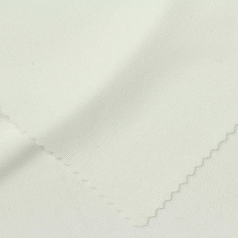 100% Polyester Interlock Knit Fabric, 220 gsm, 165 cm — Beige