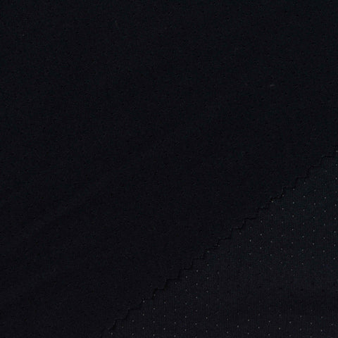 Polyester Stretch Mesh Fabric, 160 gsm, 165 cm — Navy