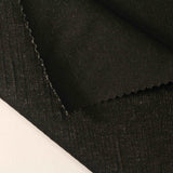 Polyester Viscose Stretch Knit Fabric, 470 gsm, 160 cm — Black — photo 1