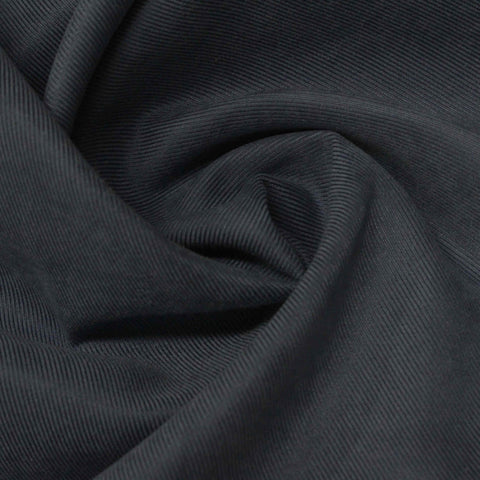 Brushed Polyester Velvet Fabric, 165 gsm — Grey