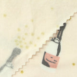 Yellow Star Jersey Knit, Polyester — photo 1