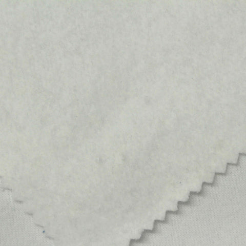 Brushed Cotton Polyester French Terry Fabric, 235 gsm, 170 cm — Grey