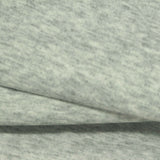 Heather Grey Marl Scuba Knit, Poly-Cotton — photo 1