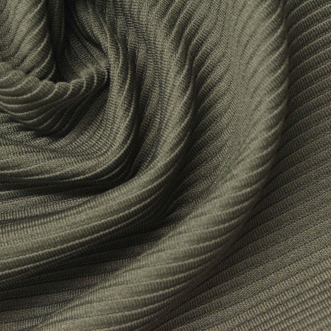 Polyester Stretch Knit Fabric, 260 gsm, 135 cm — Khaki, ref EF-248389