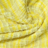 Yellow Check Bouclé, Poly-Cotton — photo 1