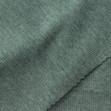 Muted Green Marl Rib Knit, Poly-Cotton — photo 1