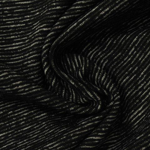Black Marl Knit, Nylon-Poly