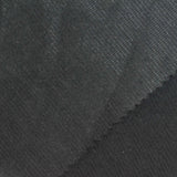 Jacquard Polyester Cotton Stretch Knit Fabric, 340 gsm, 152 cm — Black — photo 1