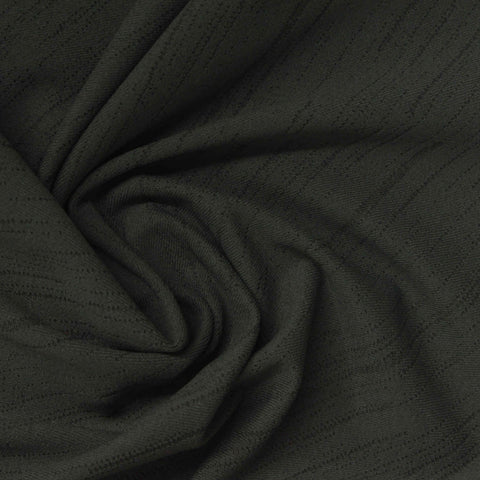 Dark Grey Diagonal-Dash Jacquard, Nylon-Spandex