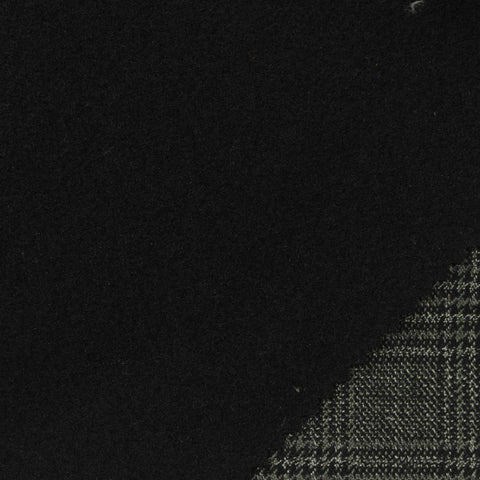 Dark Grey Plaid Woven, Poly-Viscose, 275 gsm